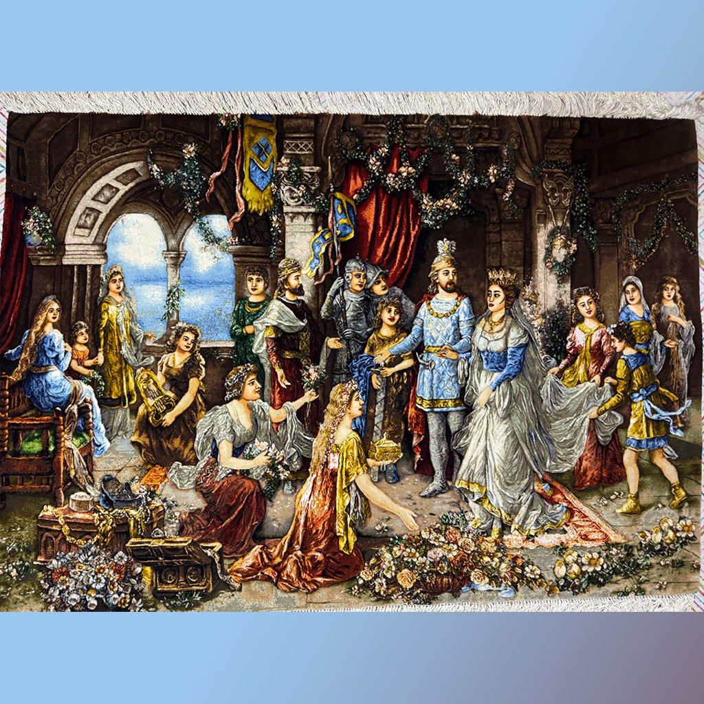 فروش تابلوفرش ابریشم دستبافت